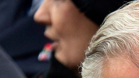 El príncipe Charles y su hijo Harry, el duque de Sussex.