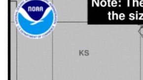 El cono indica la posible trayectoria de la tormenta Laura.