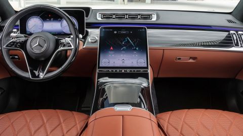 Interior de el nuevo Mercedes-Benz S-Class