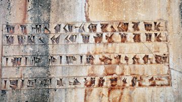 ¿Grafiti de la civilización aqueménida del siglo VI a.C.?
