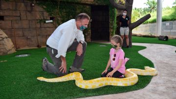 El Zoo de Miami se abrió para una sola persona, una niña de ocho años que padece cáncer cerebral-