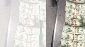 Oficiales de CBP encontraron el dinero en muebles en el aeropuerto de Miami.