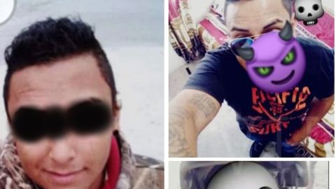 FOTOS: Exhiben a joven por presuntamente ser integrante del Cártel de Los Zetas