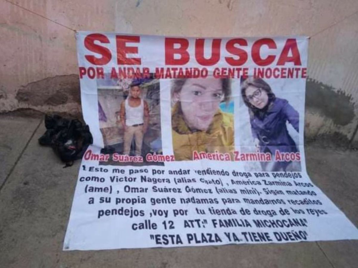FOTOS: Familia Michoacana corta en pedazos a jovencitos por supuestamente vender drogas