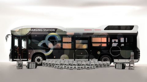 Fuel Cell Bus Charging Station. / Foto: Cortesía Toyota.