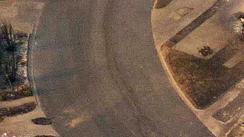 Vecindario destruido en Phoenix, Oregon.