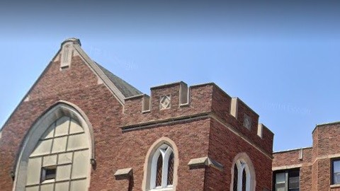 El edificio de la Iglesia Metodista Unida de Humboldt Park, en 2122 N. Mozart St., Chicago.