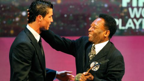 Pelé felicita a Cristiano