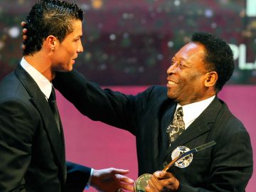 Pelé felicita a Cristiano