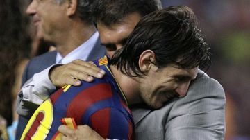 Joan Laporta y Leo Messi en la época más brillante del club.