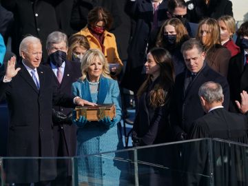 Joe Biden jura como presidente de EEUU el 20 de enero de 2021.
