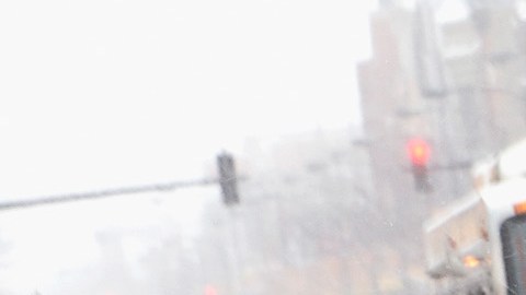 CHICAGO, IL - FEBRUARY 26:  Commuters make their way to work as snow falls on February 26, 2015 in Chicago, Illinois.  As much as 6 inches of snow fell in some areas of the city as February continues to usher in below average temperatures and above average snowfall.  (Photo by Scott Olson/Getty Images)
