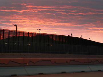 Muro fronterizo entre Estados Unidos y México en El Paso, Texas.