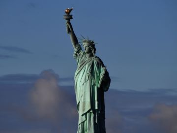 La Estatua de la Libertad en Nueva York.