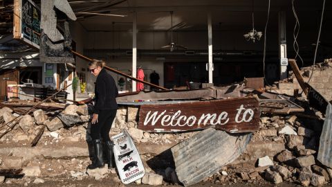 Severa tormenta eléctrica el 23 de marzo de 2021 en Bertram, Texas.