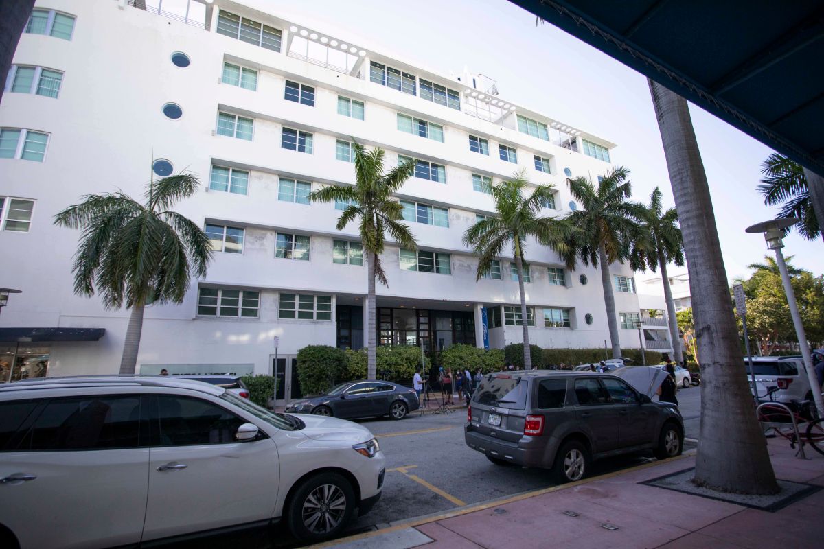 Una vista general del Hotel Albion el 26 de marzo de 2021 en Miami Beach, Florida