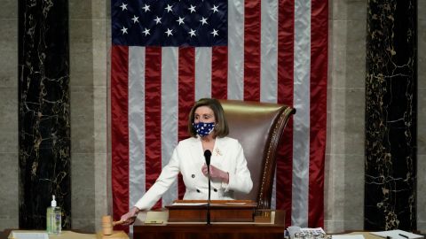 Nancy Pelosi, presidenta de la Cámara de Representantes de EE.UU.