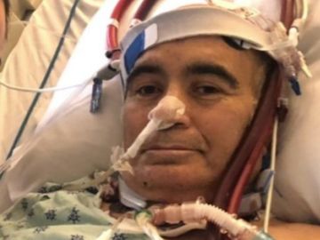 Jaime Serrano necesita un trasplante de doble pulmón. Está internado en el Centro Médico San Francis de Peoria. (Foto cortesía familia Serrano)