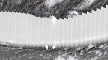 Captura del video de la Patrulla Fronteriza.