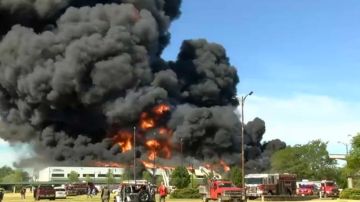 Los bomberos habían ordenado una evacuación obligatoria para el área al sur de Chemtool, ubicada en 1165 Prairie Hill Road. Foto captura NBC 5.