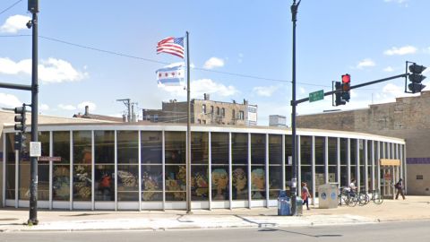 La Biblioteca Rudy Lozano, en Pilsen, Chicago.