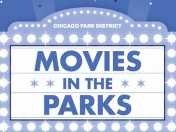 Con el verano llegan las películas al aire libre en el Distrito de Parques de Chicago. Foto Google Maps