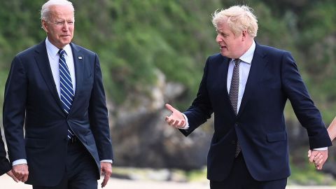 Joe Biden y Boris Johnson