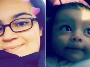 Selena Torres de 24 años y Cielo Arriaga de 2 meses de nacida ambas fueron vistas por última vez en las cercanías de la calle 56th y la avenida Wolcott en el vecindario de West Englewood. Foto Cortesía CPD