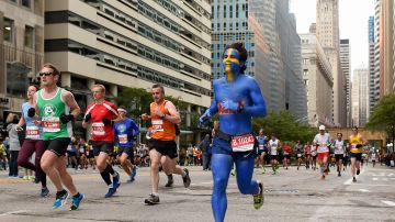 Participantes en el Maratón de Chicago de 2019.