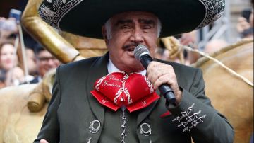Vicente Fernández, durante un acto el 6 de octubre de 2019 en la ciudad de Guadalajara, México.