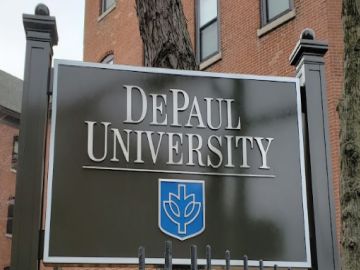 La Universidad DePaul de Chicago impartirá clases en línea durante las primeras dos semanas de su trimestre de invierno. Foto Google Maps