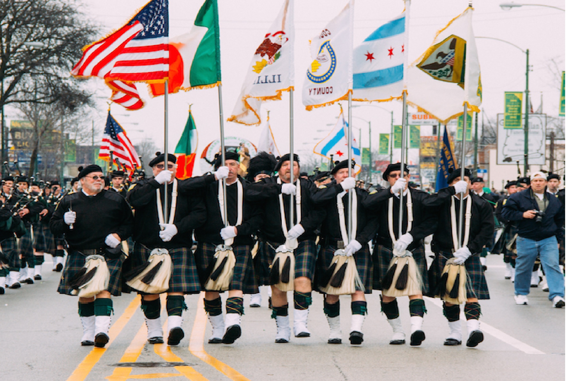 El desfile irlandés del Día de San Patricio en el sur de Chicago