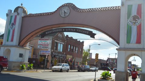 El Arco de La Villita ya es un monumento histórico de Chicago. (Belhú Sanabria / La Raza)