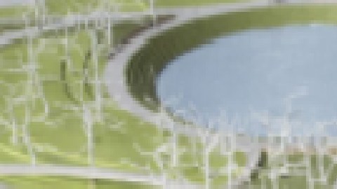 Los miembros de la coalición exigen mejores protecciones de vivienda mientras el cercano Centro Presidencial Obama sigue en construcción en Jackson Park. Cortesía Centro de Arquitectura Chicago