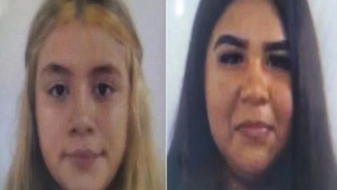 (De Izq. a der.) Lizbeth Aguilar y Alejandra López. Foto Cortesía Departamento de Policía de Chicago