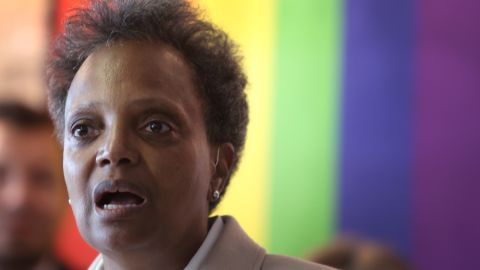 Lori Lightfoot, alcaldesa de Chicago.