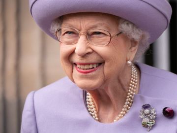 La reina Isabel II del Reino Unido de la Gran Bretaña.