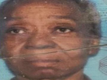 Ora Woods, de 85 años, fue vista por última vez el 29 de septiembre. Foto Cortesía Departamento de Policía de Chicago.