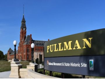 El Monumento Nacional Pullman ahora es reconocido como el primer Parque Histórico Nacional de Chicago. Foto Google Maps.