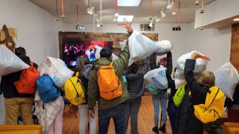 Durante meses, los voluntarios habían estado pidiendo a la ciudad acceso a refugios para migrantes a fin de brindarles atención médica básica.