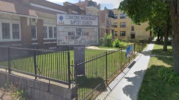 La iglesia Concord Baptist se ubica en el 6319 S. Kimbark Ave., en Woodlawn de Chicago. Foto Google Maps.
