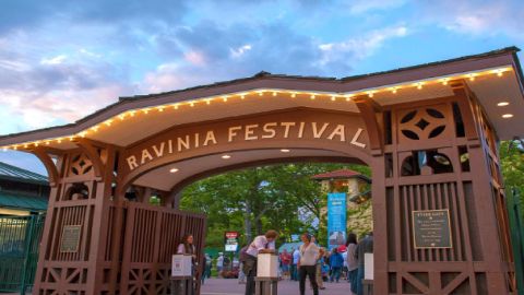 El festival Ravinia presenta una variedad de eventos musicales durante todo el verano. Foto Página web del Festival Ravinia