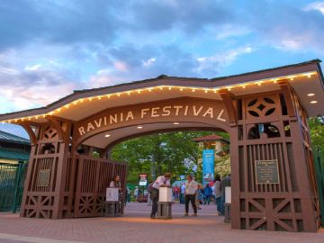 El festival Ravinia presenta una variedad de eventos musicales durante todo el verano. Foto Página web del Festival Ravinia
