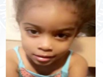 Ariel Brown, de 3 años, desapareció el jueves en el barrio de Englewood. Foto Departamento de Policía de Chicago