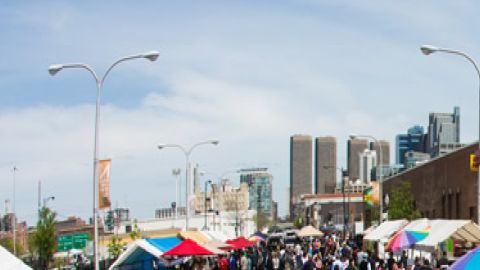 Maxwell Street Market busca promover el espíritu empresarial y brindar oportunidades a emprendedores locales. Foto City of Chicago