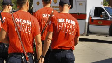 El Departamento de Bomberos de Oak Park respondió al incendio en la cuadra 200 S. Maple Ave., en Oak Park. Foto extraída de Facebook de Oak Park Fire Department