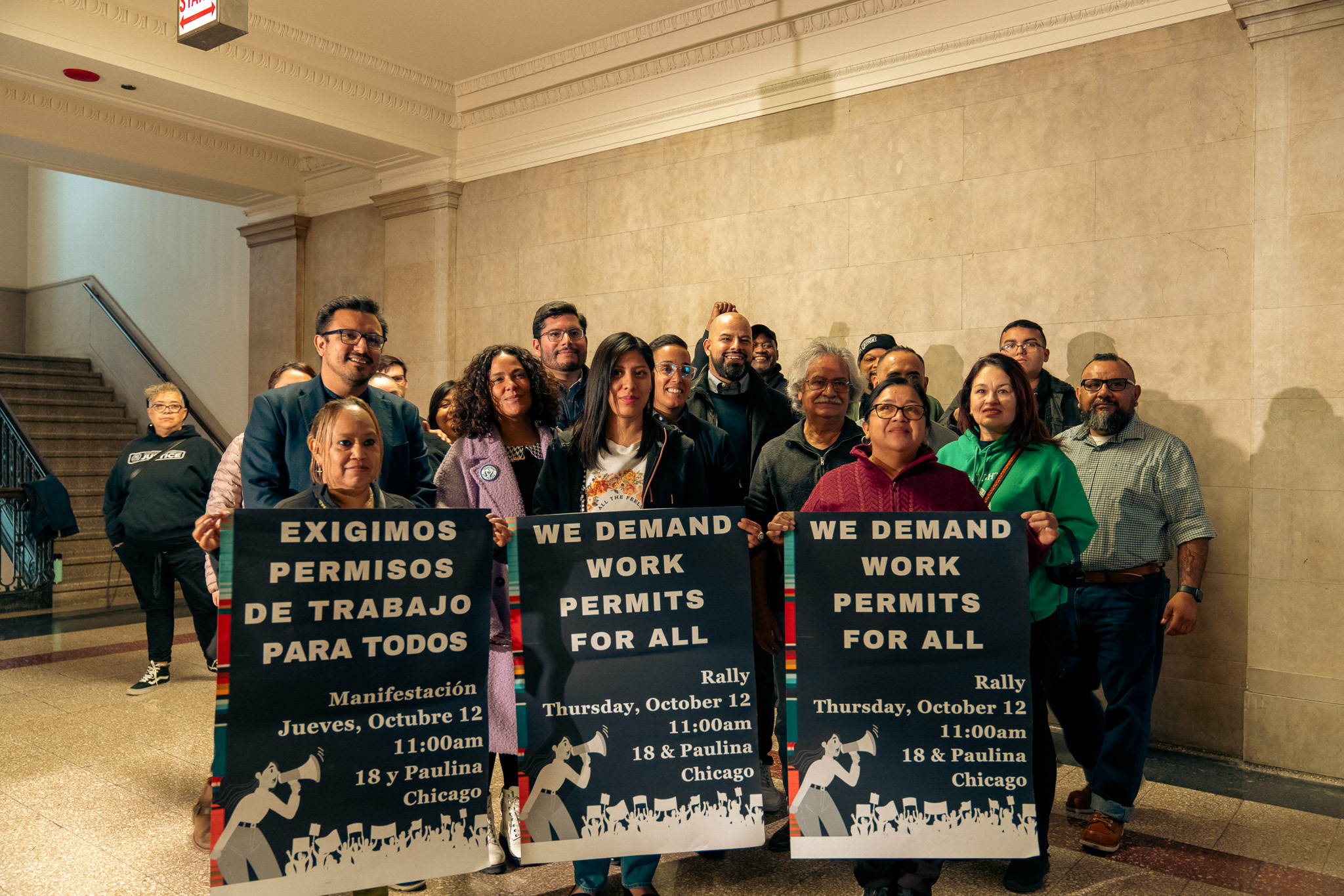 Concejales Y Organizadores Laborales De Chicago Piden A Biden Permisos ...