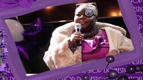 Ahora Yolanda Carter es una sobreviviente de violencia doméstica y aboga por las víctimas en la ciudad.  Cortesía X de Yolanda Carter