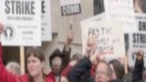 Profesores adjuntos del Columbia College Chicago logran acuerdo para finalizar paro laboral. Foto cortesía Facebook CFAC