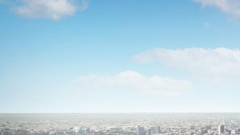 Ilustraciones de lo que podría ser el nuevo estadio de los Bears de la NFL en el centro de Chicago. (Chicago Bears)